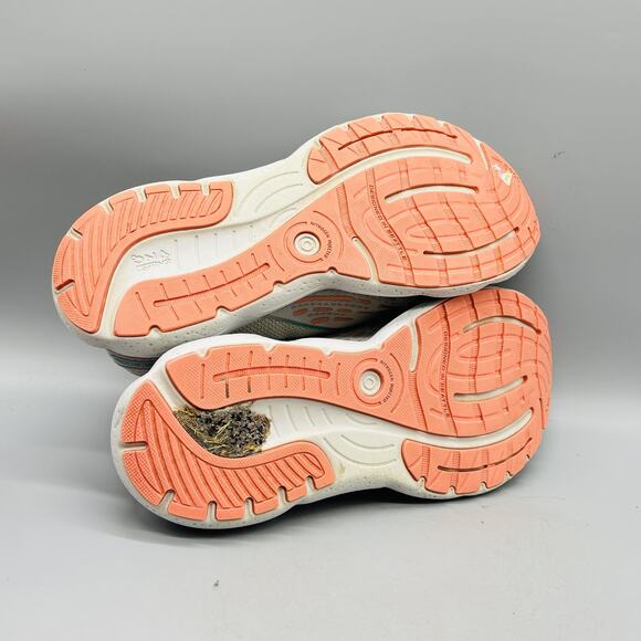 Brooks Shoes Womens 9 Gray Teal Glycerin 20 Running Cushion Athletic Sneakers - Picture 8 of 11